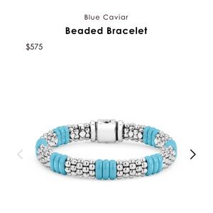 Lagos Blue Caviar and Silver Bracelet